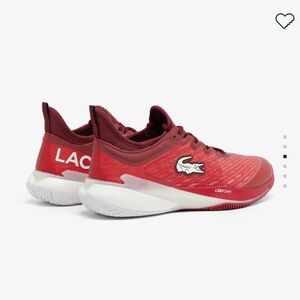 Lacoste Men’s Red Tennis Sneakers